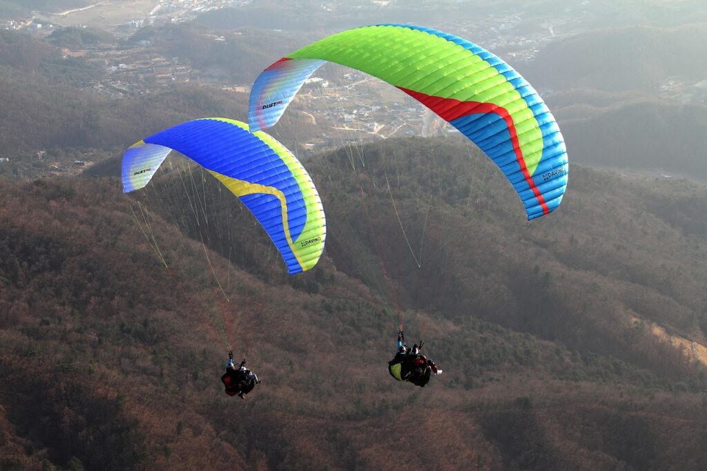 gliders, paragliding, tandem paragliding, south korea, paragliders, recreational sports, adventure sports, paragliding, paragliding, paragliding, paragliding, paragliding